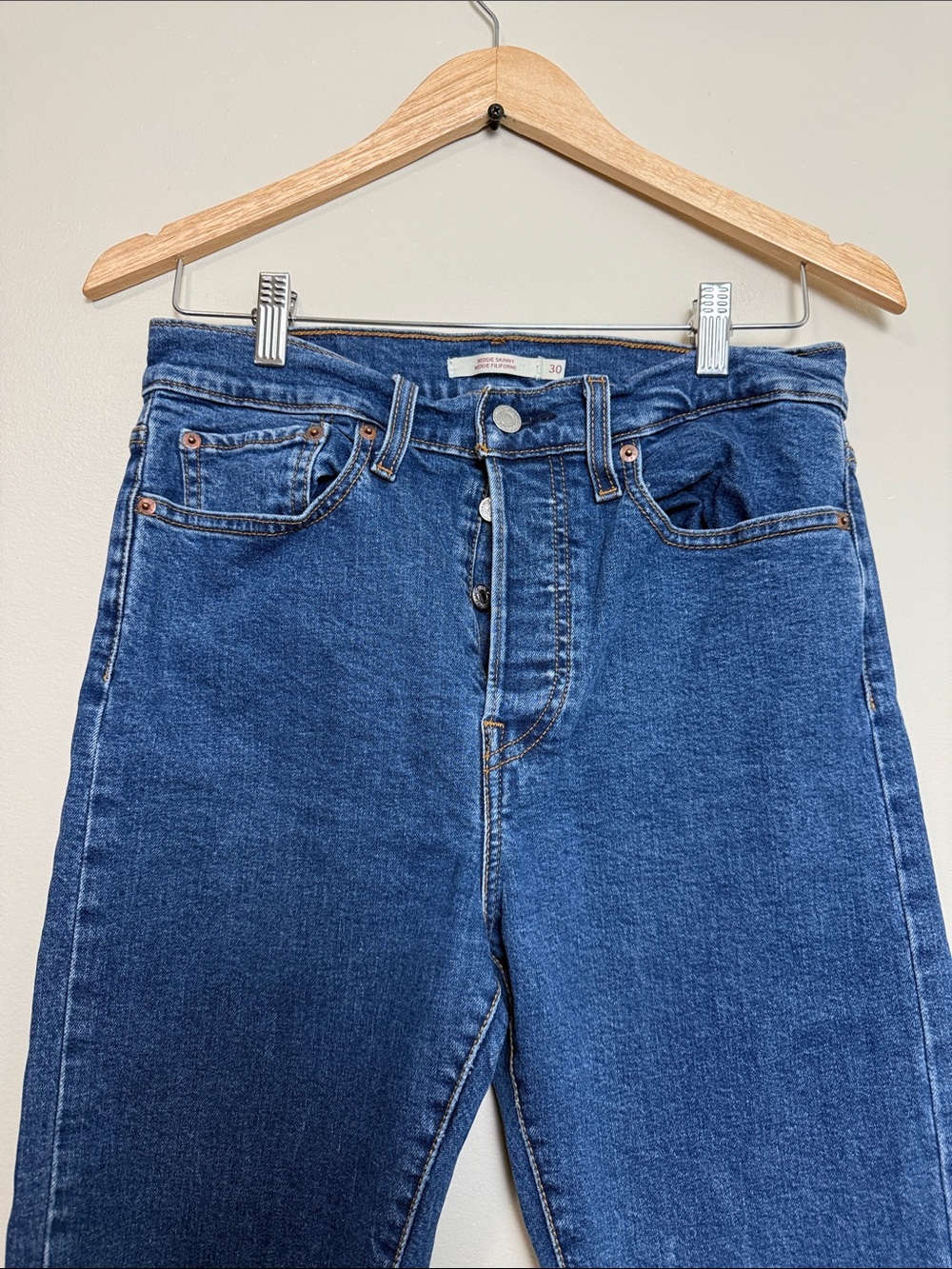 Levi’s wedgie Skinny Jeans size 30 - Picture 2 of 6